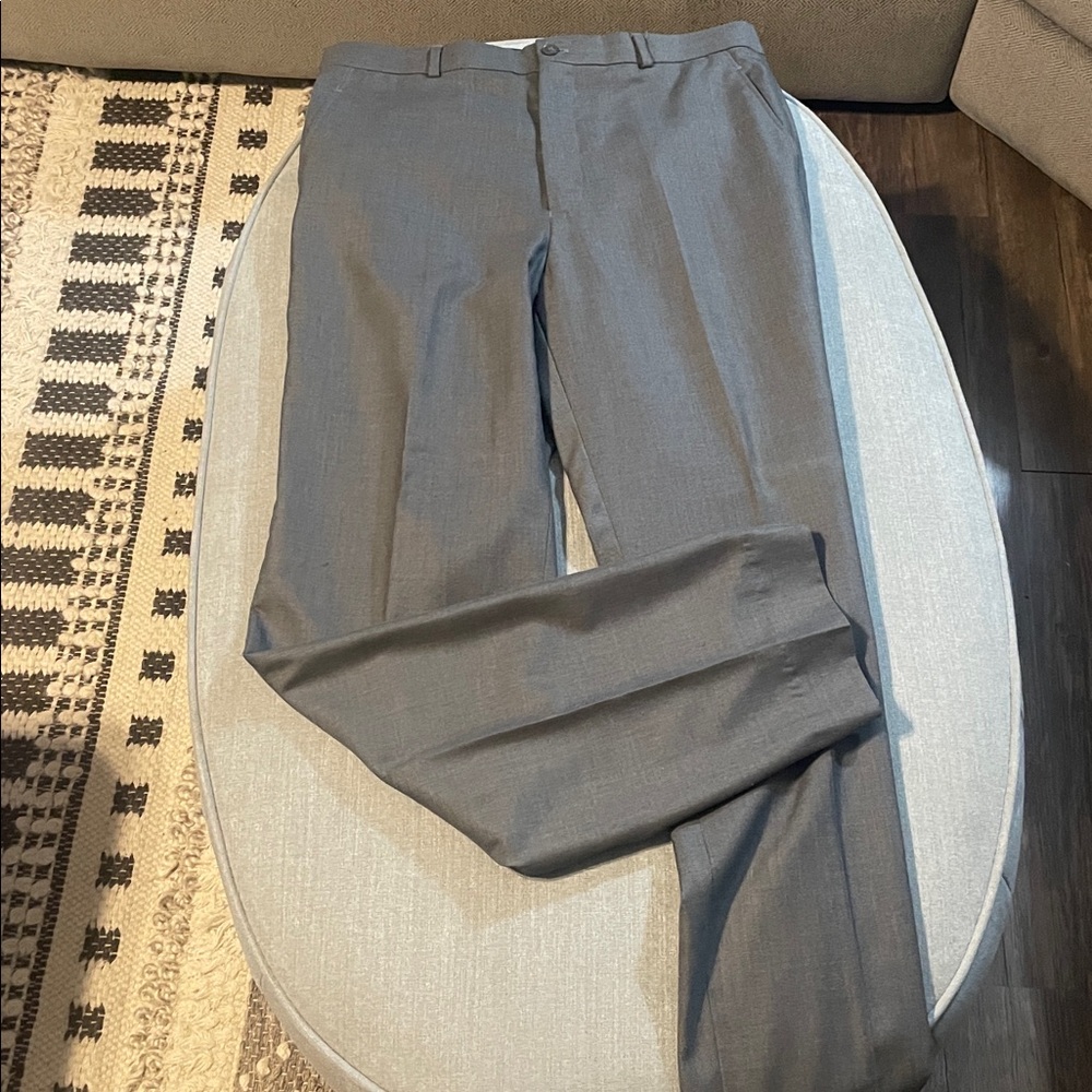 J Ferrar Gray Dress Pants 34x34